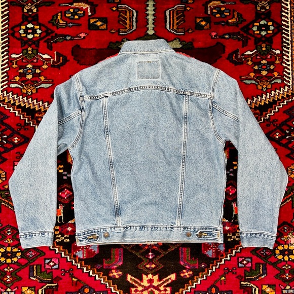 Vintage Men’s Levi’s Denim Trucker Jacket | Medium | Made in the USA 🇺🇸 - Picture 2 of 9
